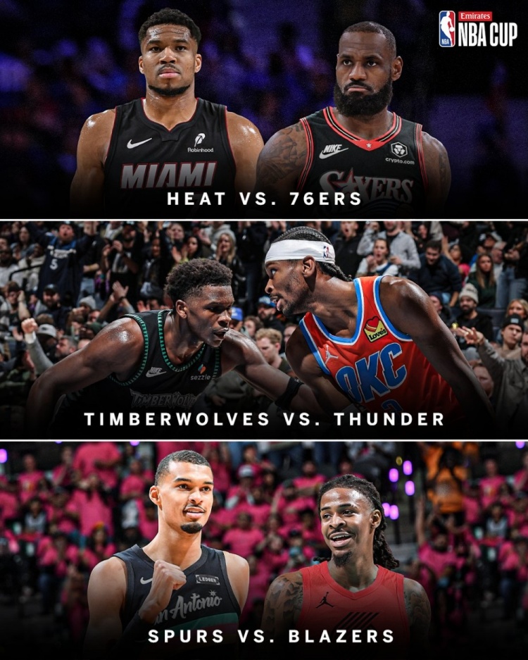 感恩节球员继续上班:NBA杯三战时间官宣 感恩节球员继续上班:NBA杯三战时间官宣
