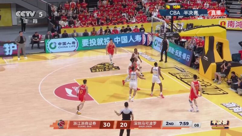 [CCTV全场集锦]🏀广厦再胜深圳2-0夺赛点 布朗30分 胡金秋17+8 贺希宁16中6