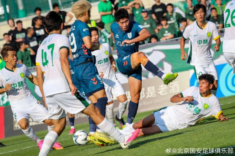 张玉宁传射建功 贾非凡处子球 国安客场2-1淘汰大连可为