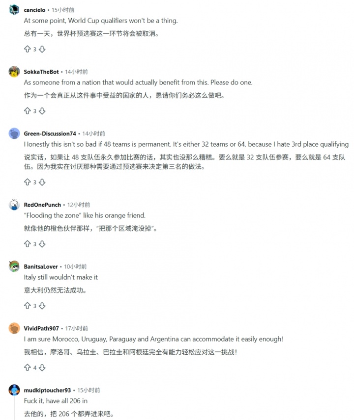 世界杯扩军64队规划曝光 中国印度仍被看衰 世界杯扩军64队规划曝光 中国印度仍被看衰