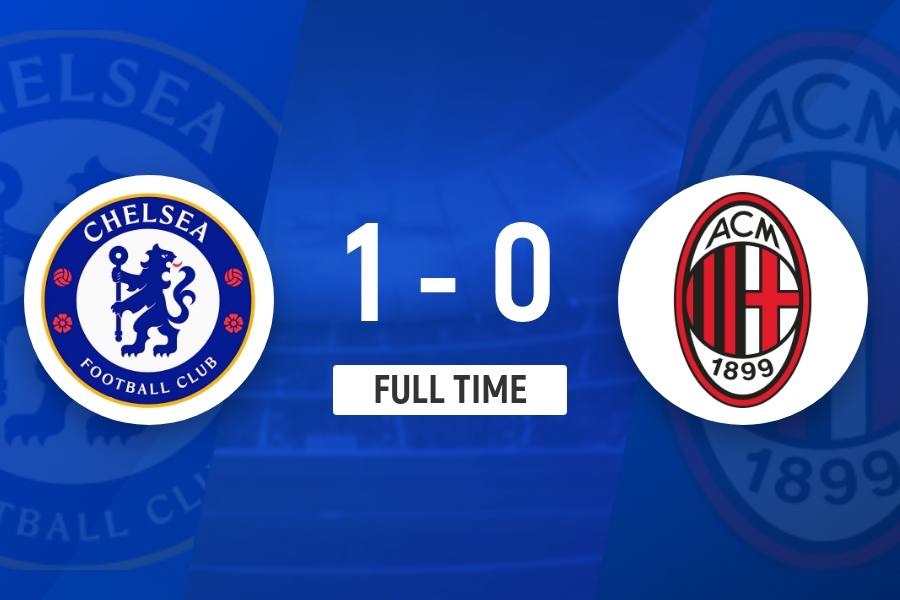 半场:佩德罗补时头球破门 切尔西1-0米兰