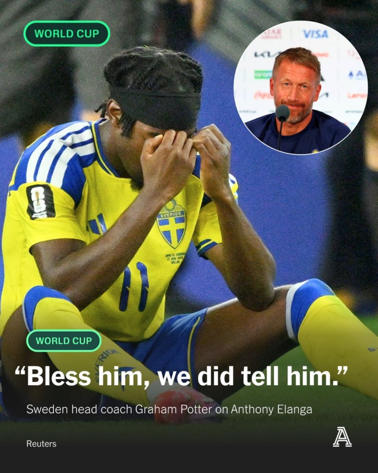 埃兰加攻入世界波却不知已出线:瑞典1-1晋级背后的资讯真空