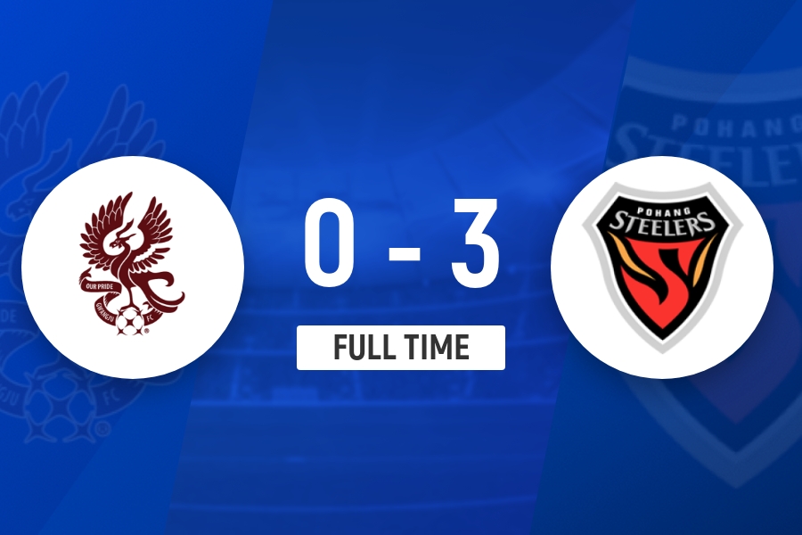 西矢健人首开纪录 浦项制铁客场3-0完胜光州FC